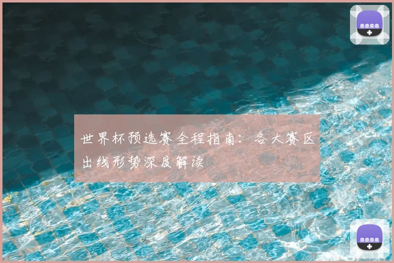 世界杯预选赛全程指南:各大赛区出线形势深度解读