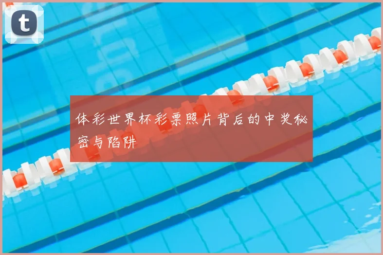 体彩世界杯彩票照片背后的中奖秘密与陷阱